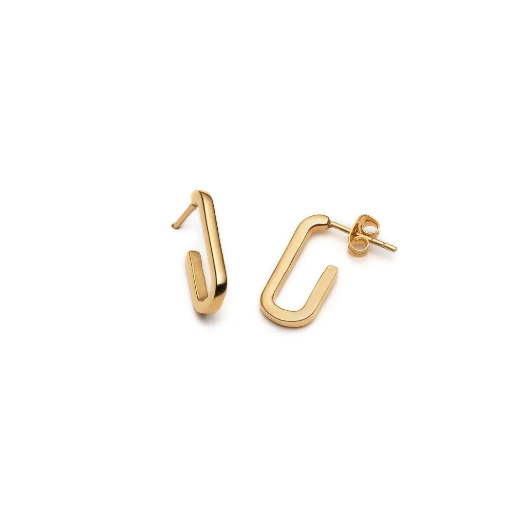 Mia Short Link Earrings