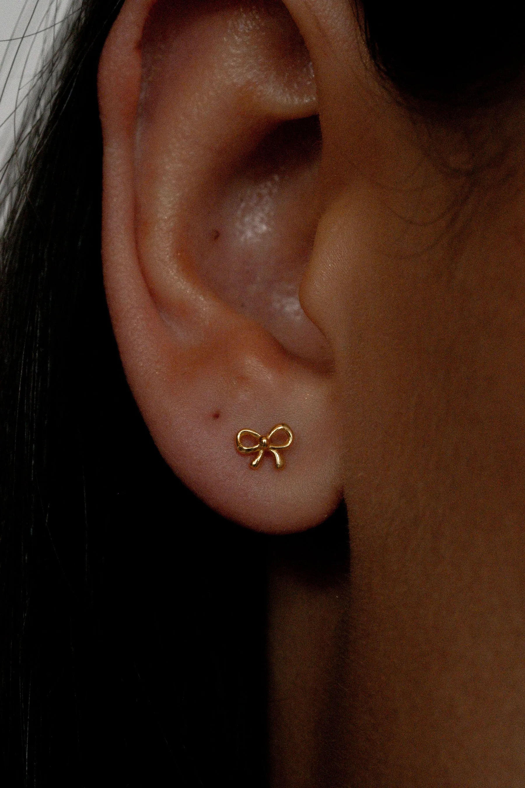 Mini Bow Piercing Stud