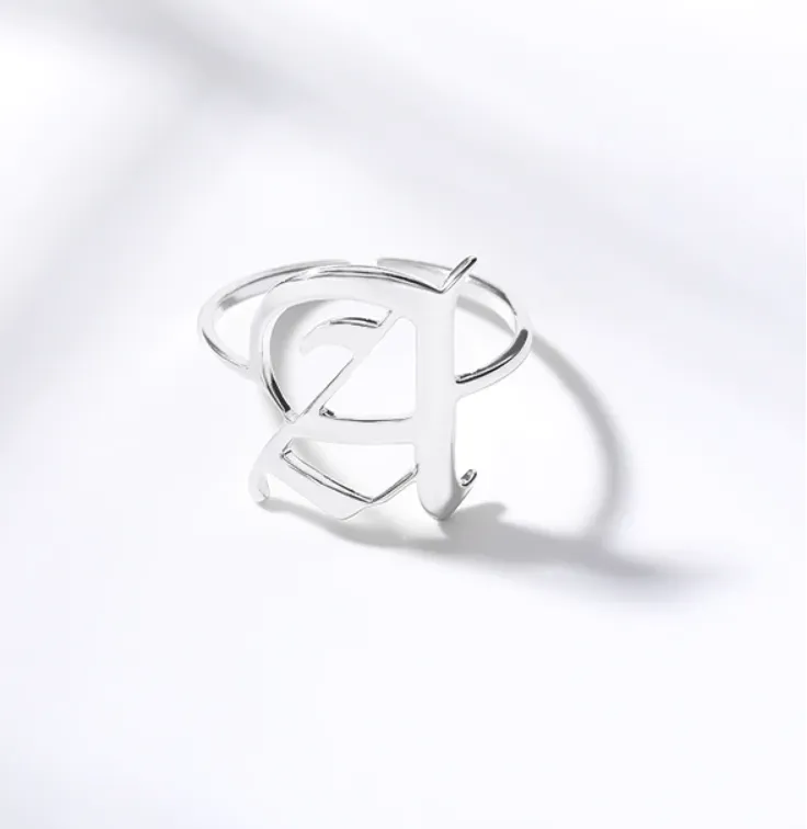 Minimalist Monogram Ring