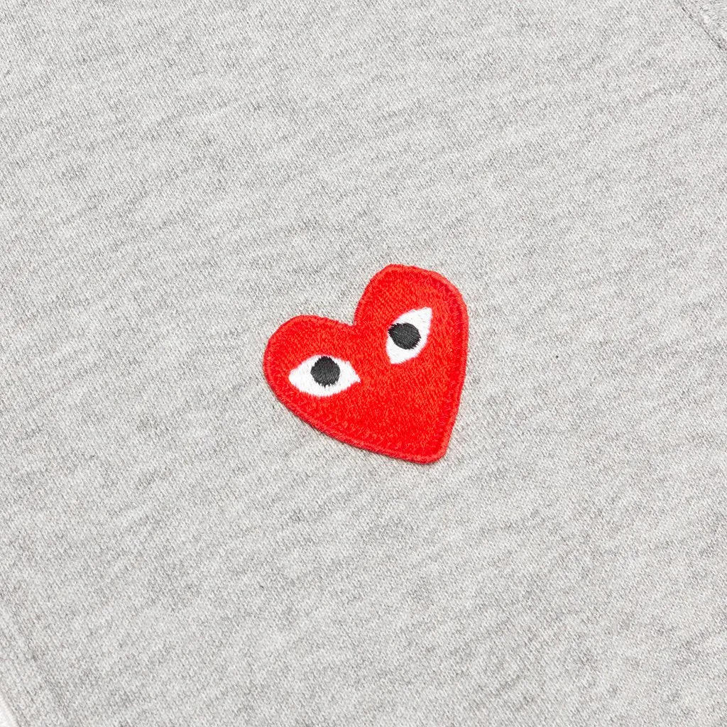 Multi Heart Zip Sweatshirt - Grey