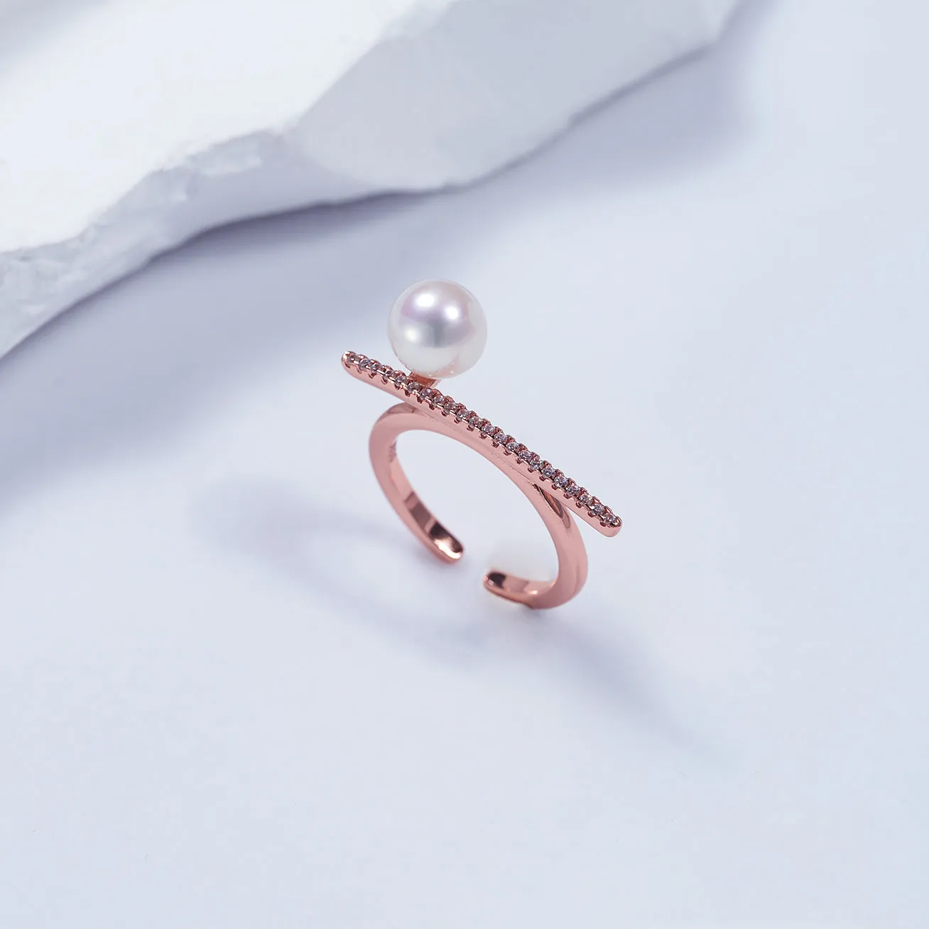 New Yorker Freshwater Pearl Ring WR00066