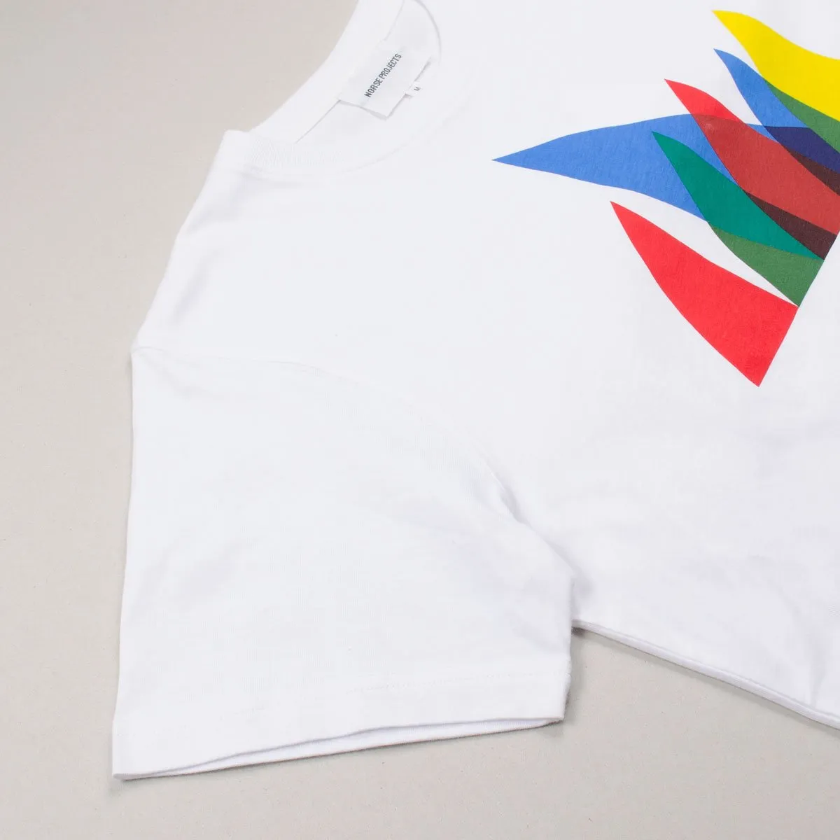 Norse Projects - Niels Spinnaker Logo T-shirt - White