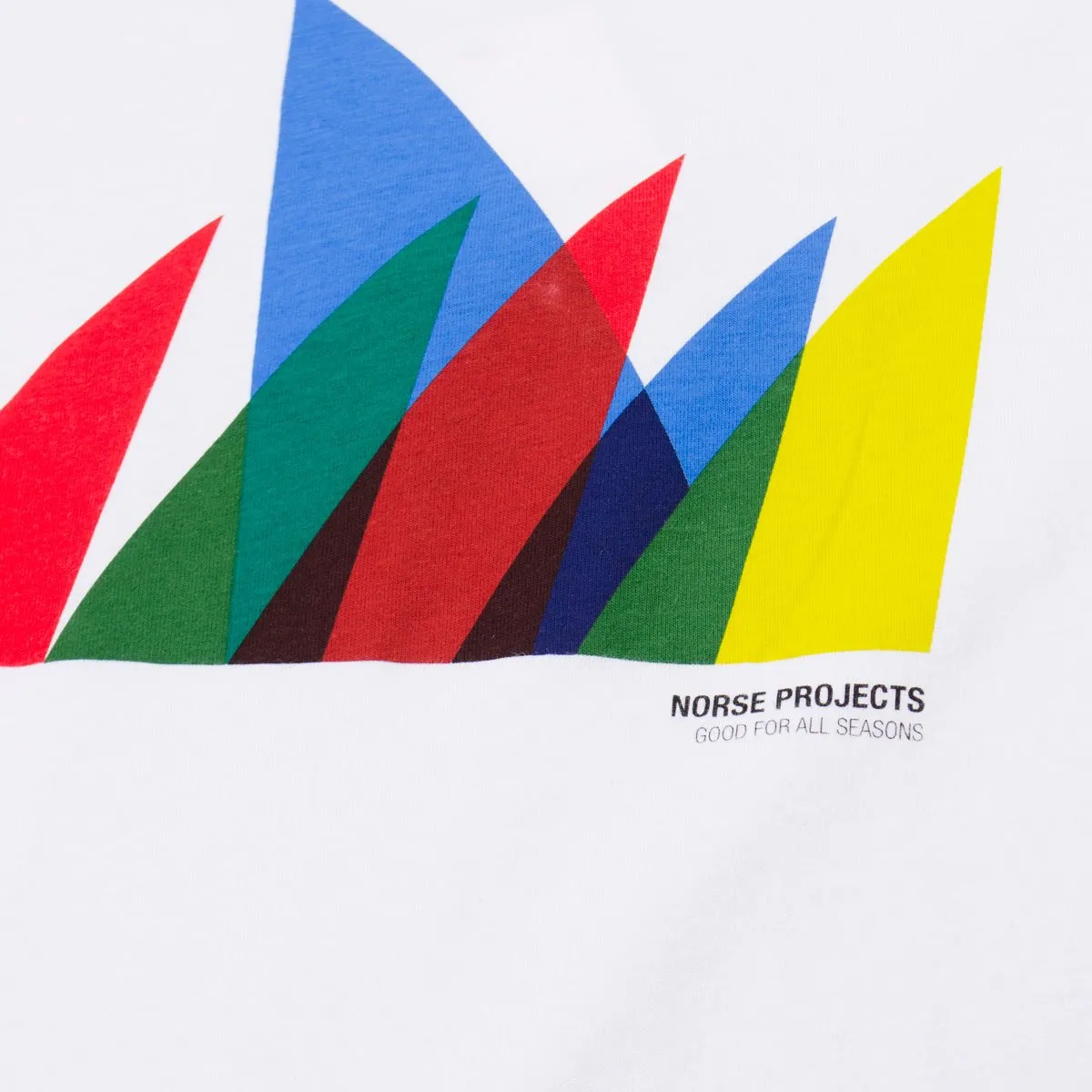 Norse Projects - Niels Spinnaker Logo T-shirt - White