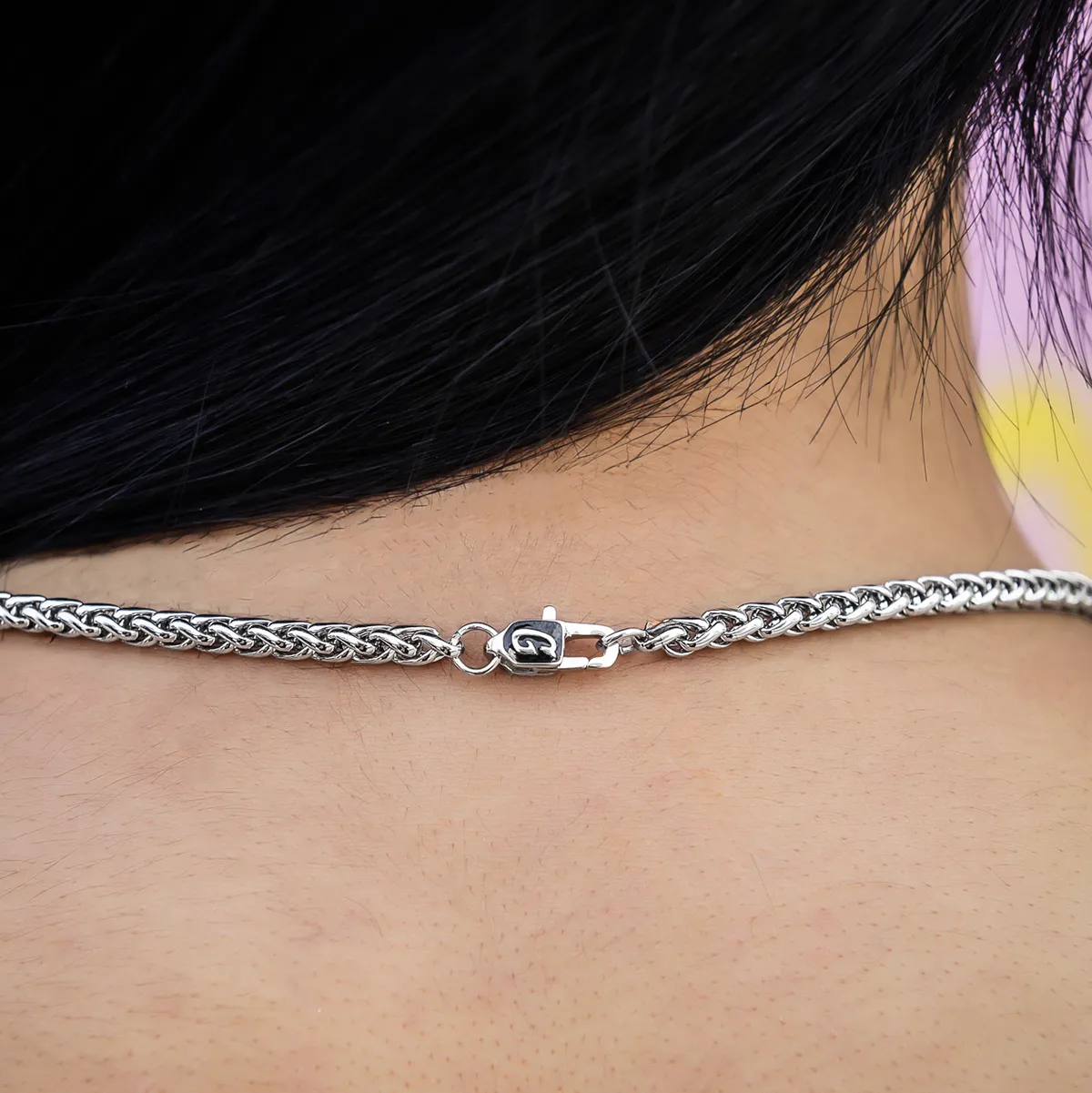 Palm Chain in White Gold- 4mm