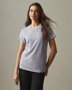 Premium Slub Crew Tee - Grey Glass