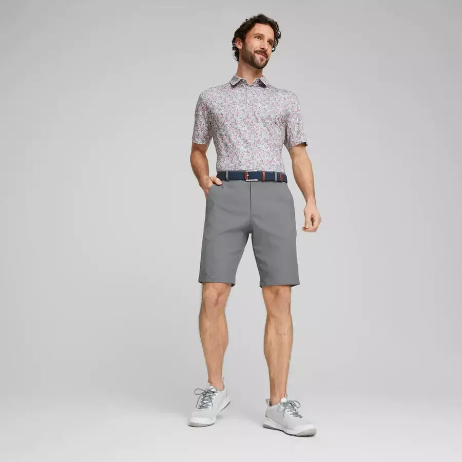 Puma MATTR Floral Polo - Grey