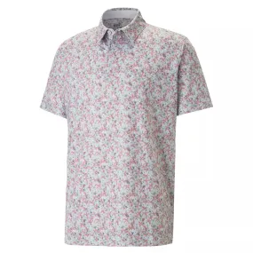 Puma MATTR Floral Polo - Grey