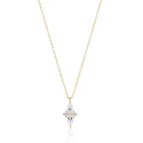 RION x Buddha Jewelry Ethereal Necklace - White Sapphire