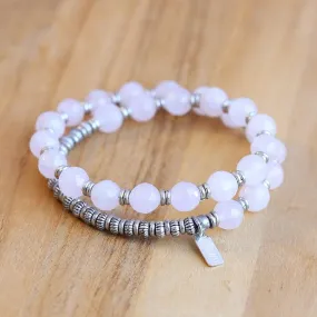 Rose Quartz Wrist Mala Bracelet