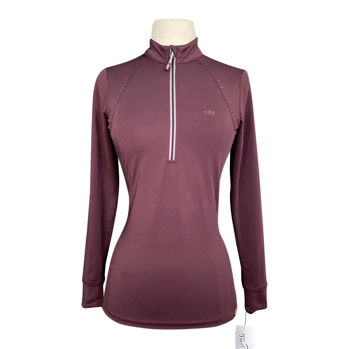 Schockemohle 'Page' Shirt in Wine - Women's XS