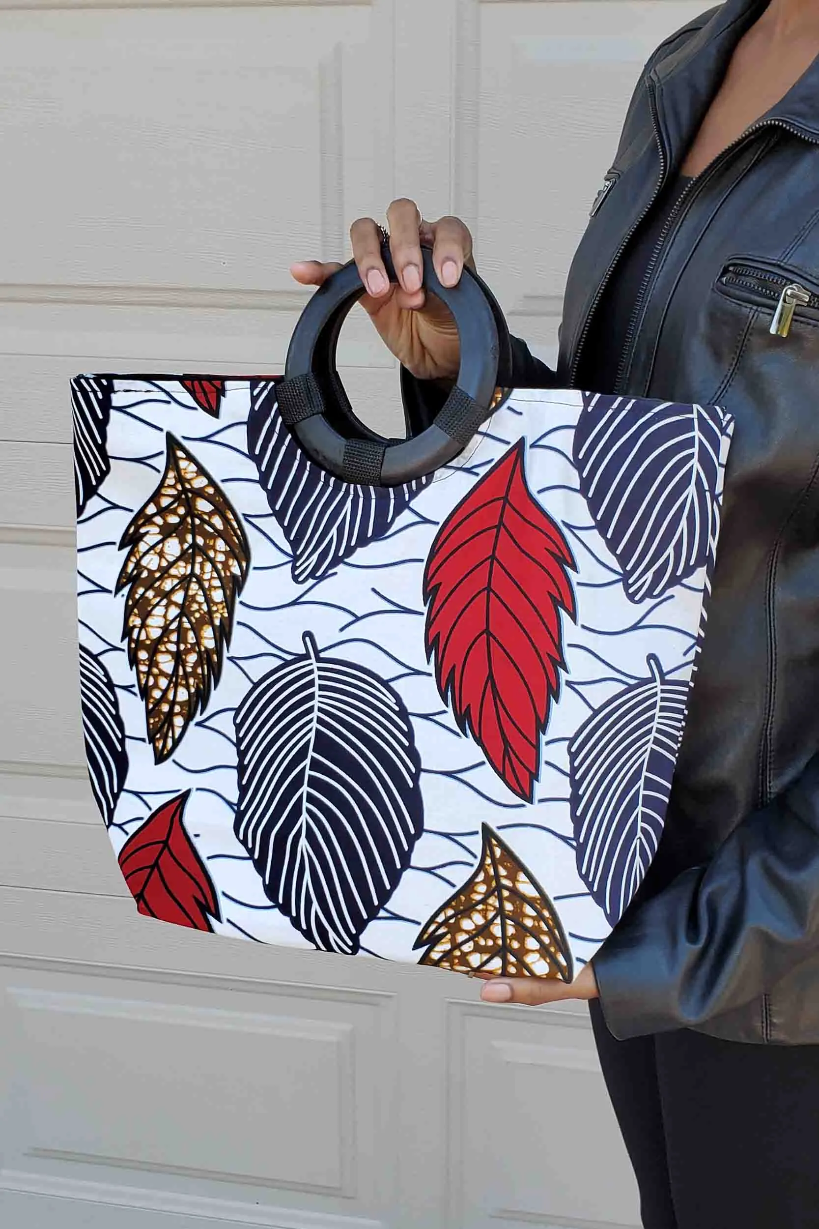 Sidela African Print Tote Bag