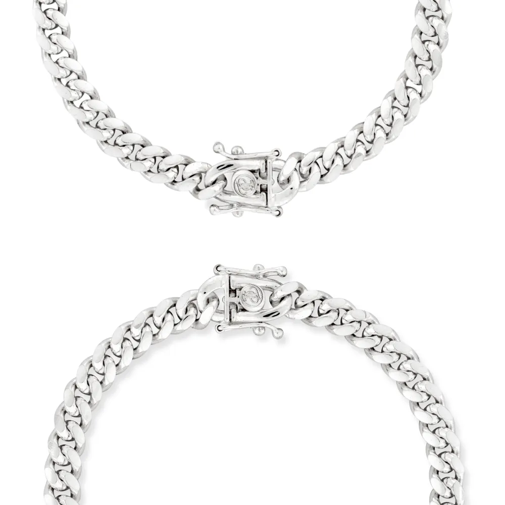 Solid Silver Miami Cuban Bracelet (6.3MM)