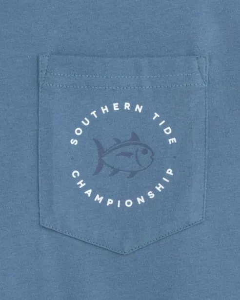 Southern Tide ST Championship Short Sleeve T-Shirt - Coronet Blue