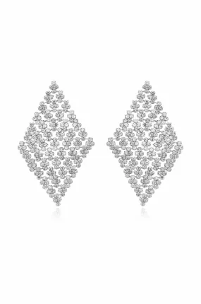 Swinging Crystal Statement Earrings