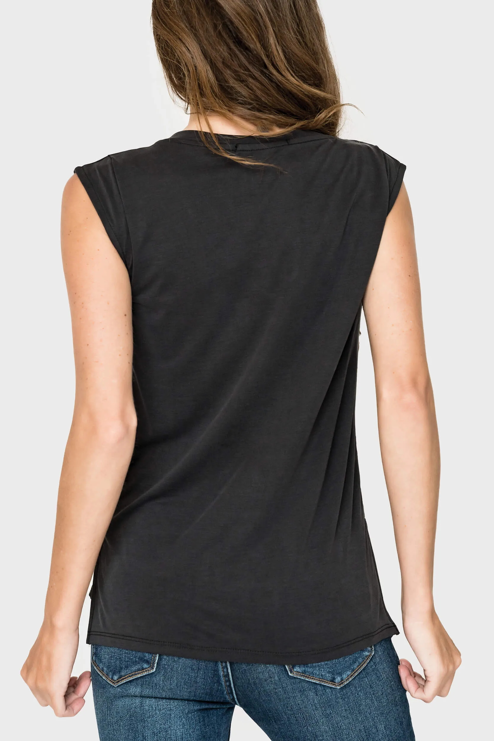 The Favorite Luxe Essentials V-Neck Tee