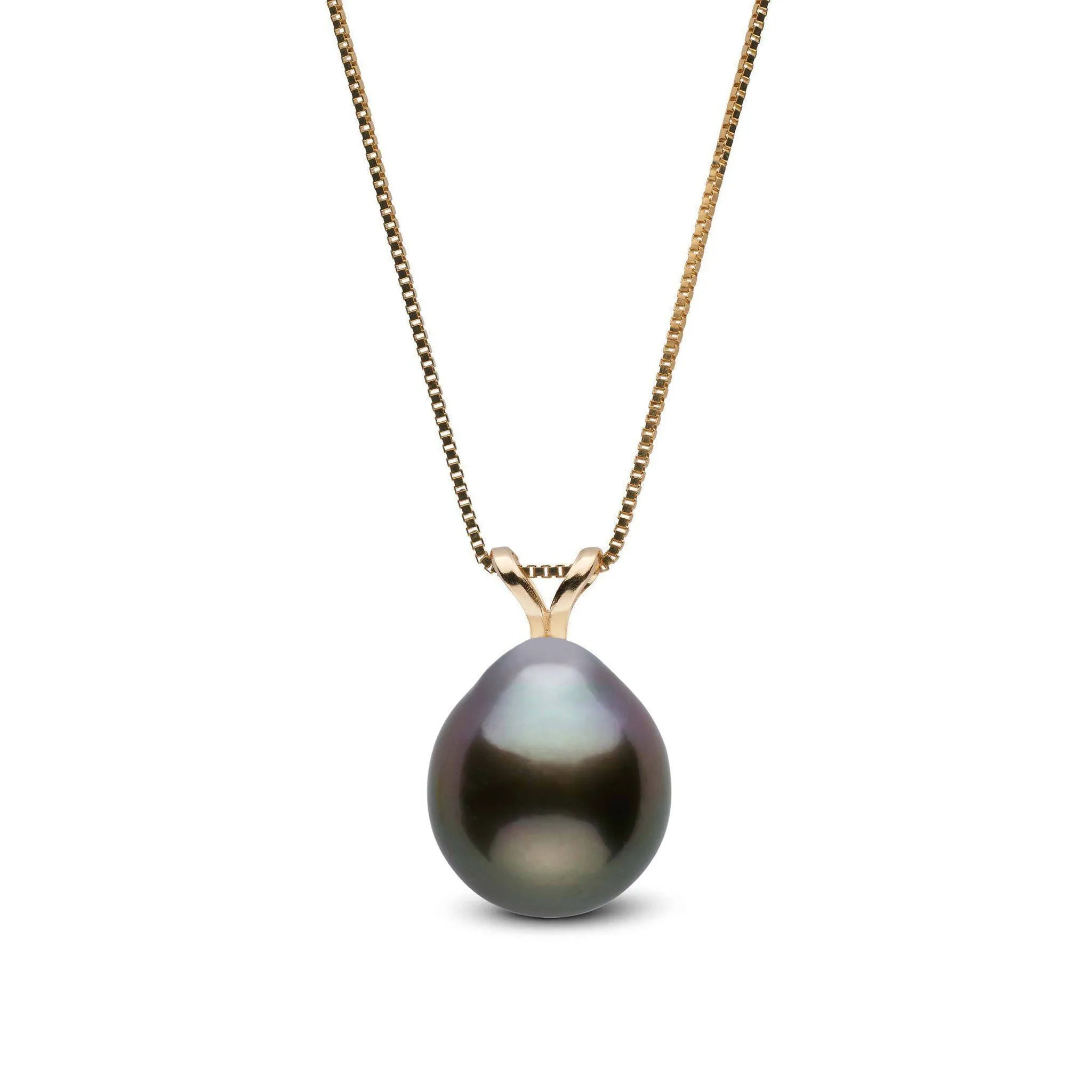 Unity Collection 8.0-9.0 mm Drop Tahitian Pearl Pendant