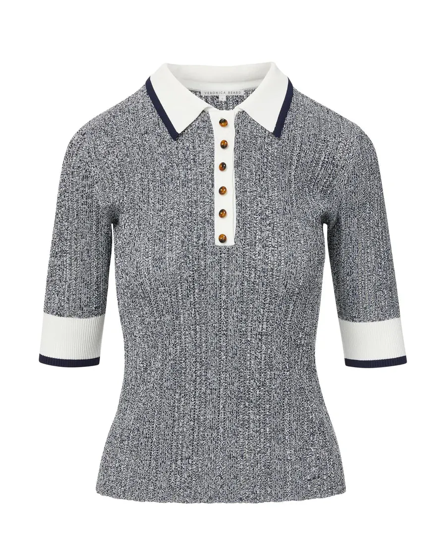 VERONICA BEARD Soza Polo Top